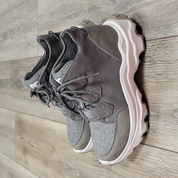 Sorel Size 5 Gray Kinetic Breakthru Caribou Sneaker Boot NWT - Picture 4 of 10